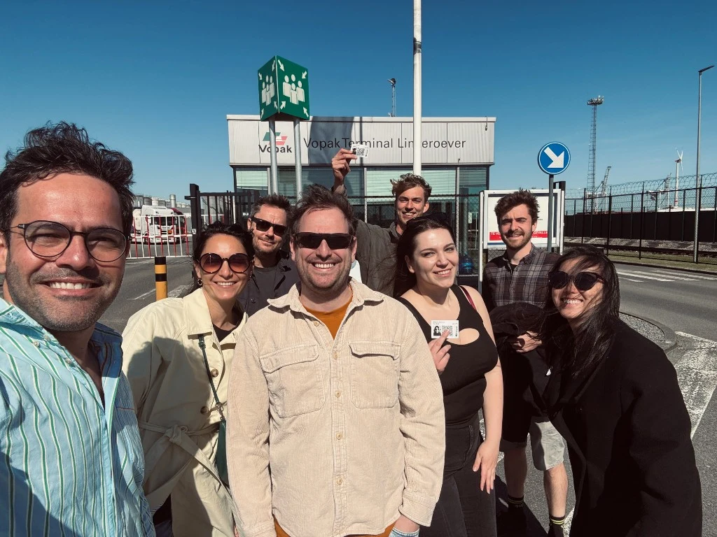 9ID team selfie at a client site